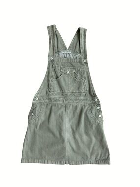 Alexa Chung for AG Green Overall Dress